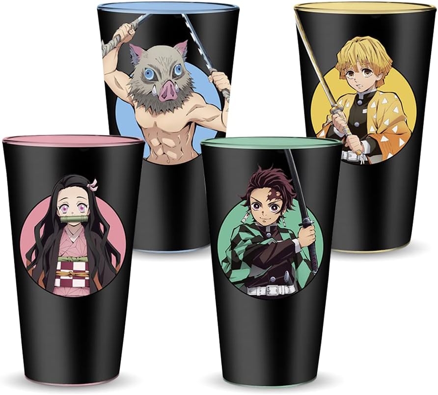 Amazon.com: Paladone Demon Slayer Drinking Glass | Officially Licensed ...
