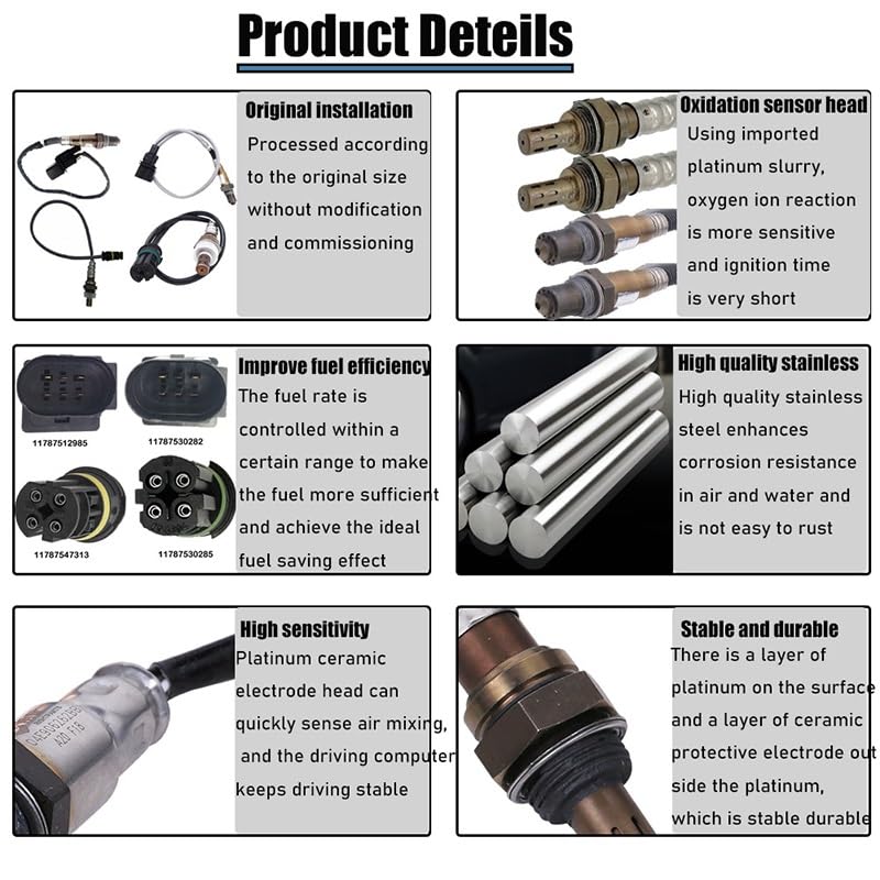 Amazon.com: Oxygen Sensor 11787512985 11787530282 11787530285  