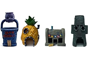 Aquarium Fish Tank Decoration: Pineapple House & Crab Restaurant Ornament