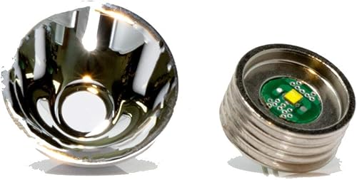 Miniatura 2 de Litt Industries Bombilla LED de conversión de actualización de 180 lúmenes, 2 bombillas LED de Maglite mini AA + reflector, bombilla LED 2AA de 180