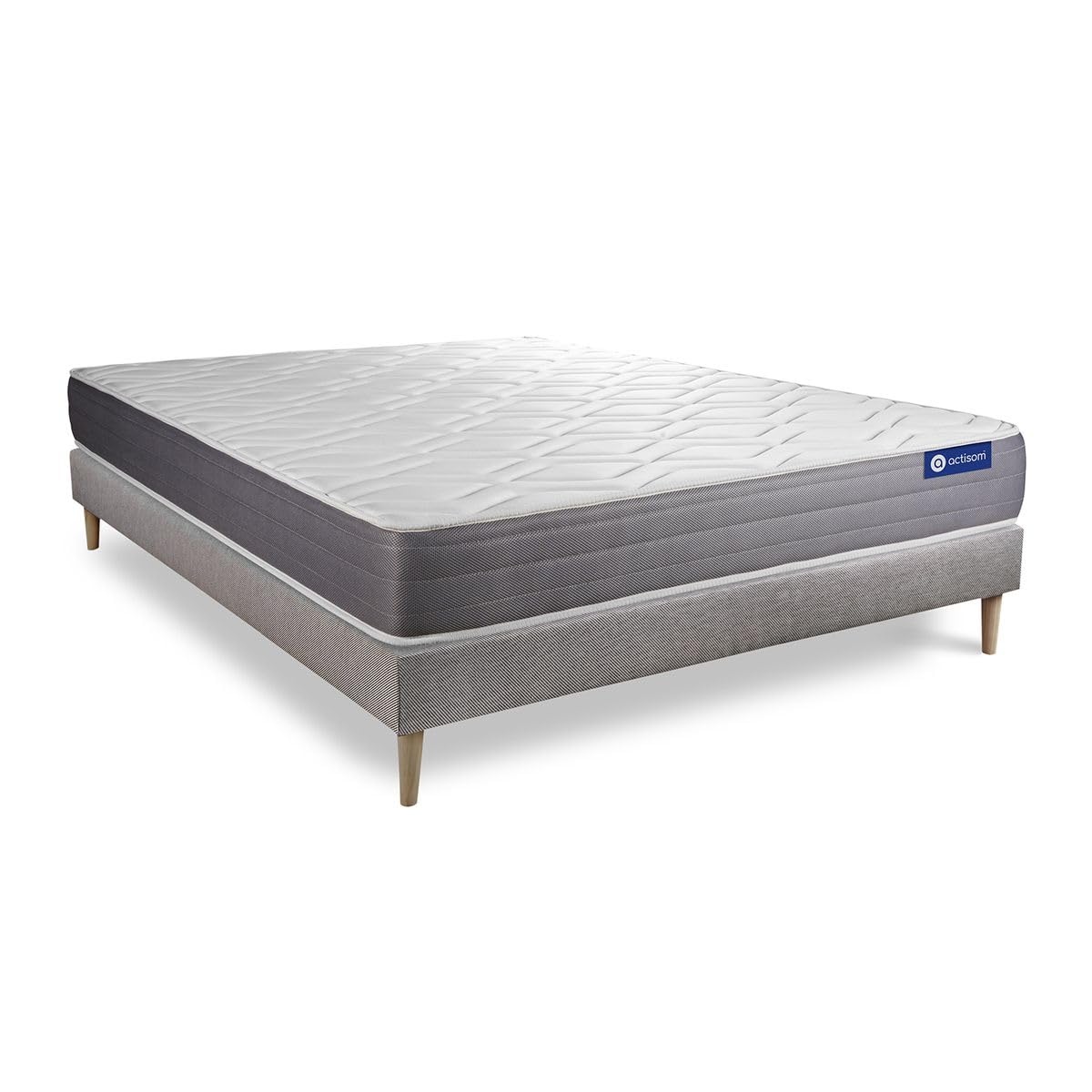Ensemble Matelas Sommier 120x190 cm - Actimemo Dream