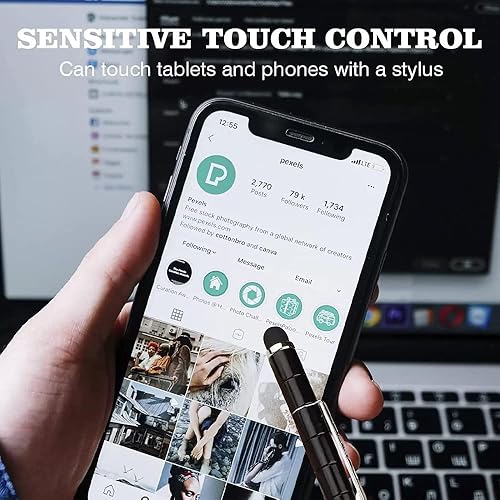 Miniatura 3 de Bolígrafo de juguete magnético de descompresión para niños y adultos bolígrafo magnético de metal multifuncional deformable alivia la presión imán