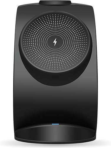 Miniatura 8 de MMOBIEL Estación de carga inalámbrica compatible con iPhone, Apple Watch y AirPods - Soporte de cargador inalámbrico 3 en 1 de 18 W - Base de carga