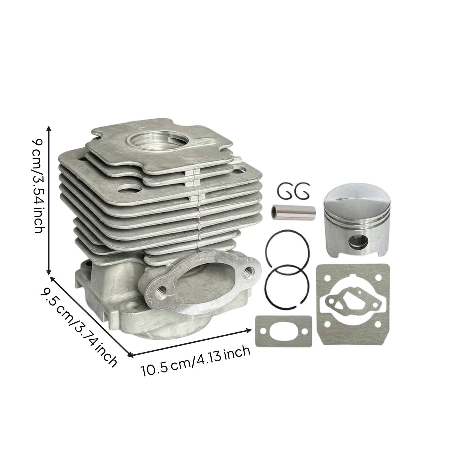 Kit Pistone Cilindro con Guarnizioni Durevole Gruppo Termico Affidabile Ricambio per Manutentori, Meccanici
