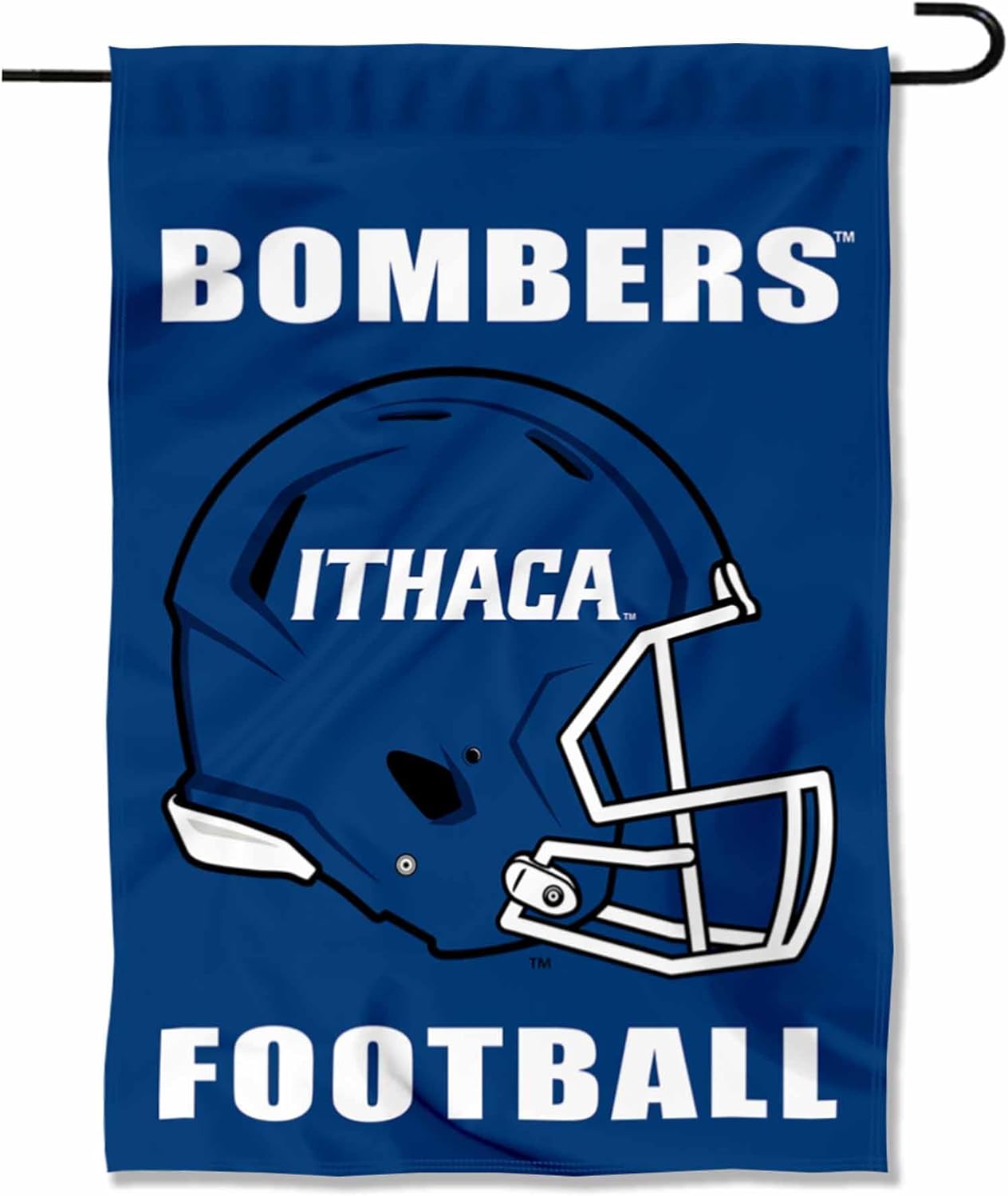 Ithaca Bombers Football Helmet Garden Flag