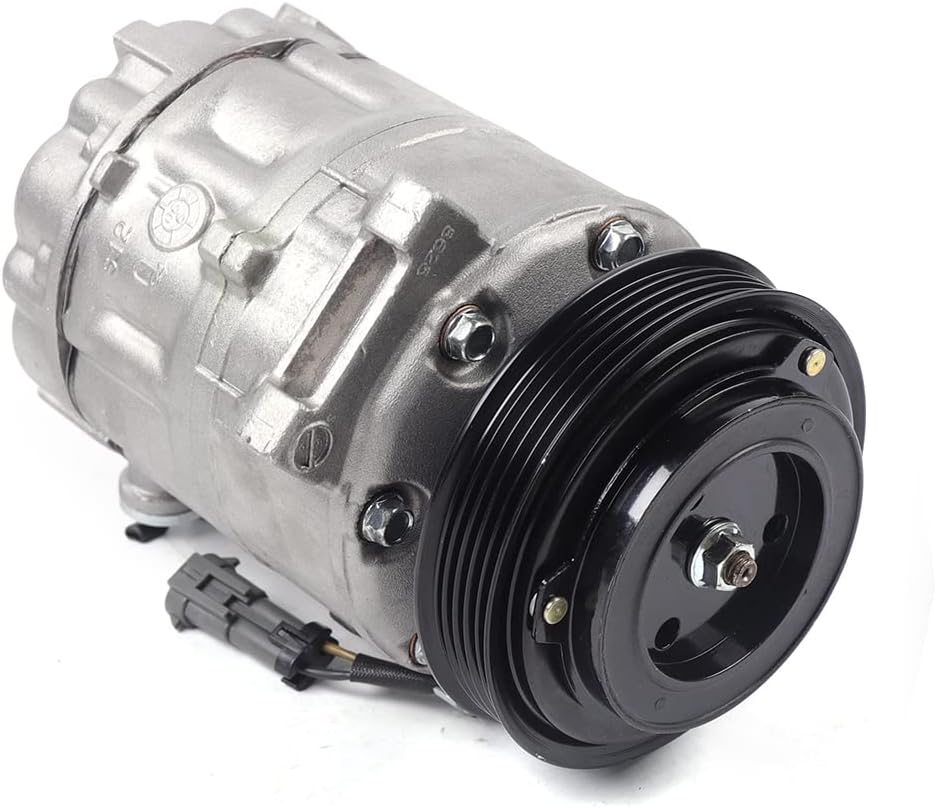 Air Conditioner Compressor with Clutch Fits 2006 2007 Saturn Ion 4-Door 2.2L 2.4L A/C AC Air Conditioner Compressor Clutch For 2005 Saturn Ion 2.2L CO 8702C, 97556,IG556