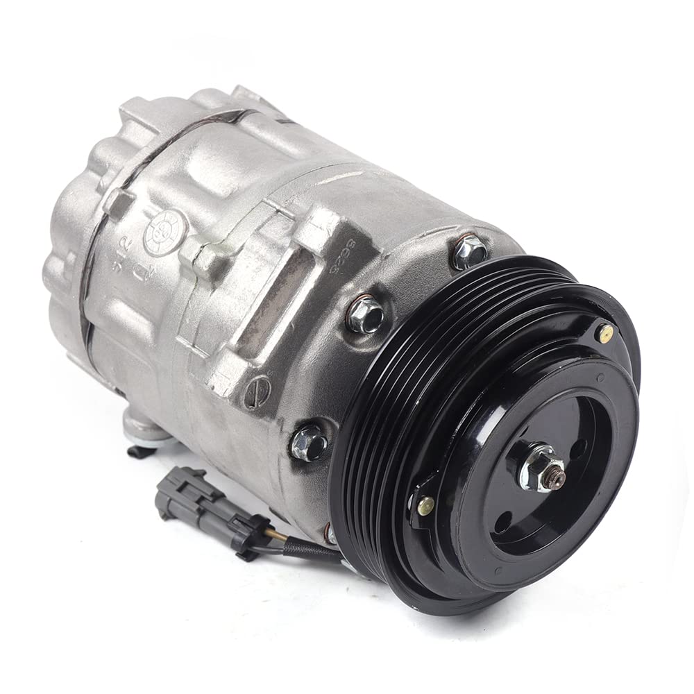 Air Conditioner Compressor with Clutch Fits 2006 2007 Saturn Ion 4-Door 2.2L 2.4L A/C AC Air Conditioner Compressor Clutch For 2005 Saturn Ion 2.2L CO