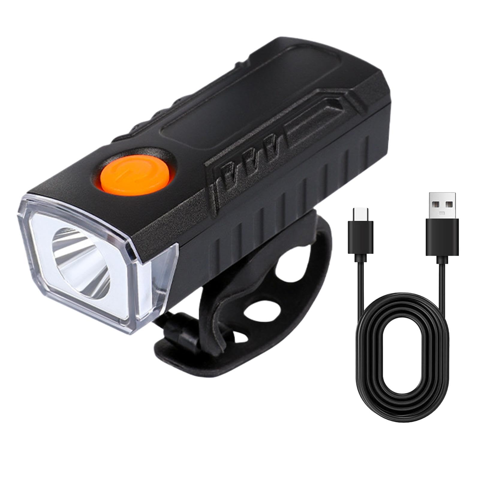 Luce da bici luminosa per la guida notturna Faro Anteriore Luminoso per | Bici Batteria Ricaricabile Integrata, Modalità Mul