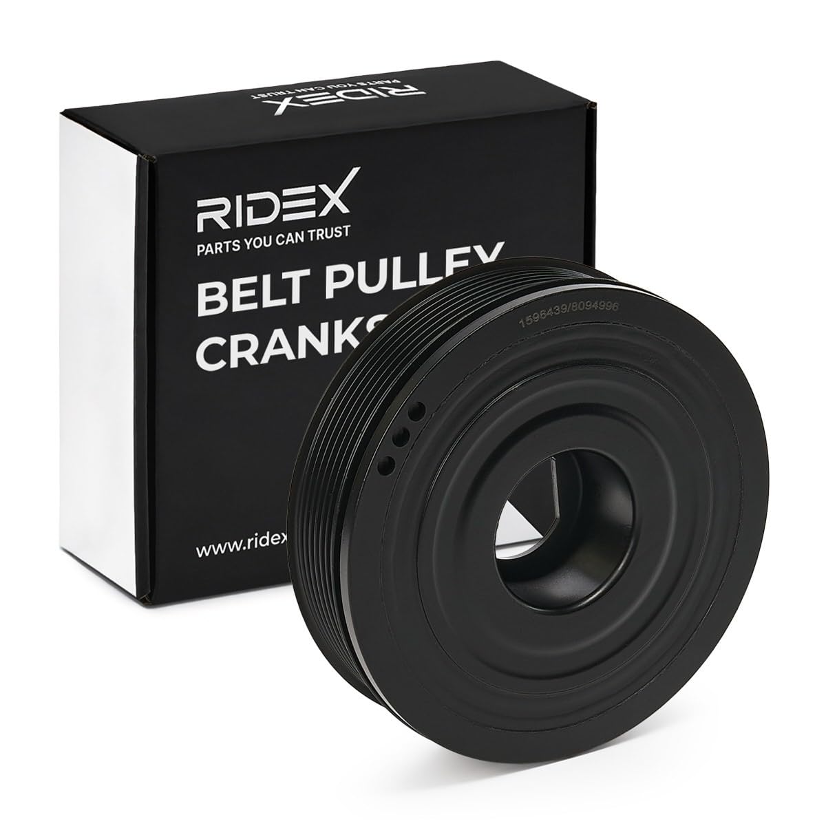RIDEX 3213B0070 Polea de cigüeñal Compatible con NISSAN Qashqai II J11, J11