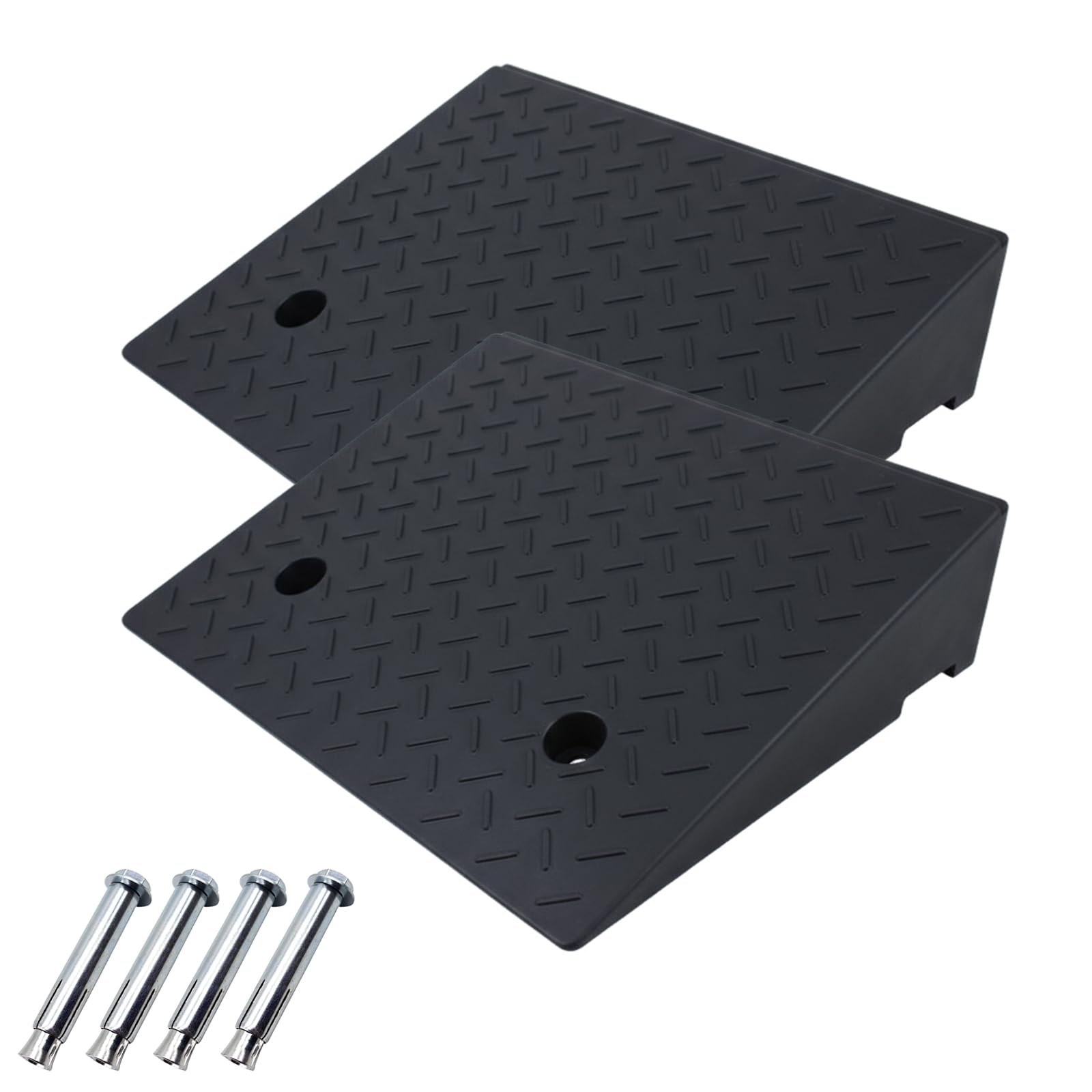 Photo 1 of 2 Pack 5'' Rise Threshold Ramps, Heavy Duty,11000 LBS Capacity
