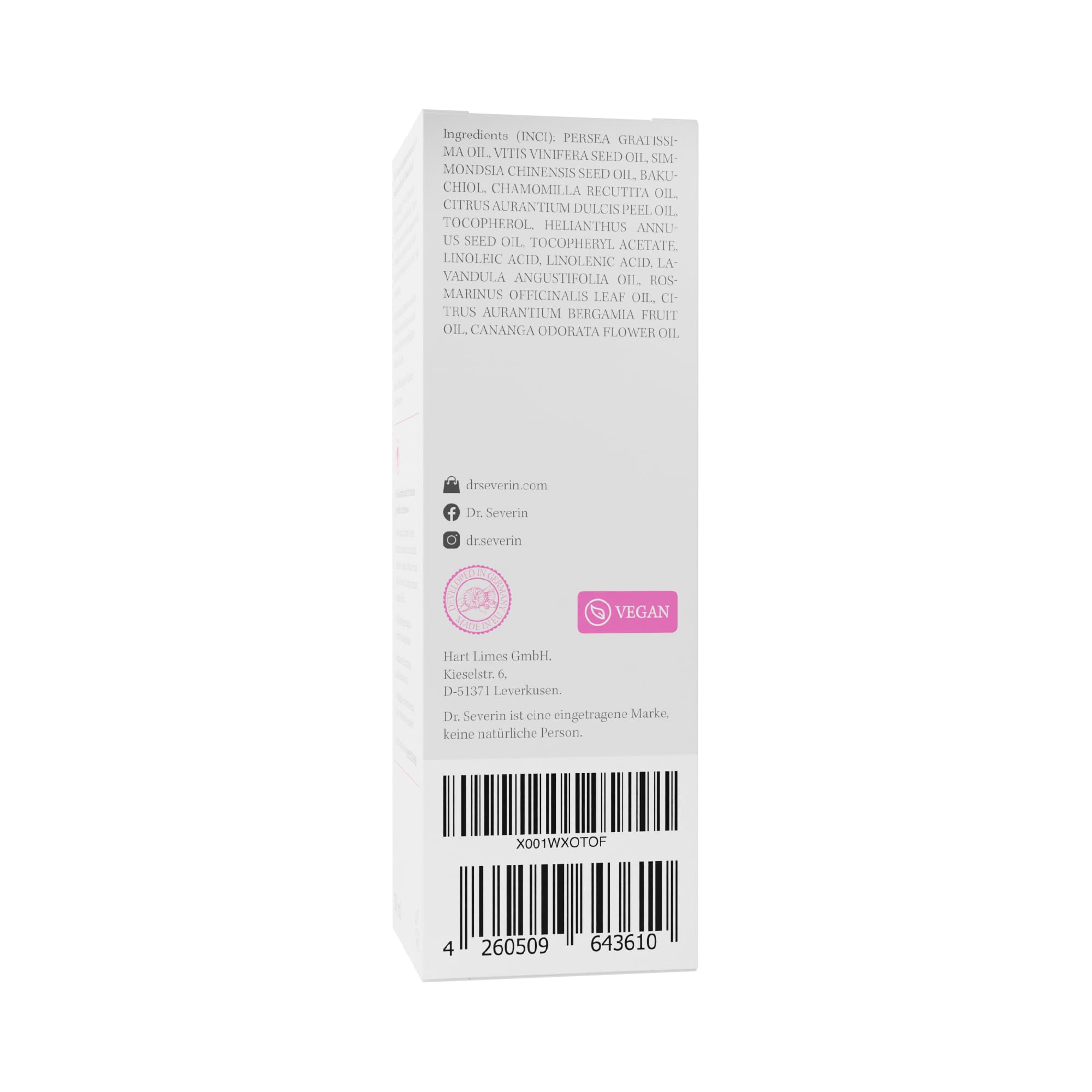 Dr. Severin 1% Bakuchiol Vegan Retinol Serum Ultra 50 ml I Gesichtsserum mit pflanzlichem Retinol, Vitamin E, Vitamin F, Marula-Öl, Avocado-Öl I Anti-Aging I minimiert feine Linien und Poren I Vegan