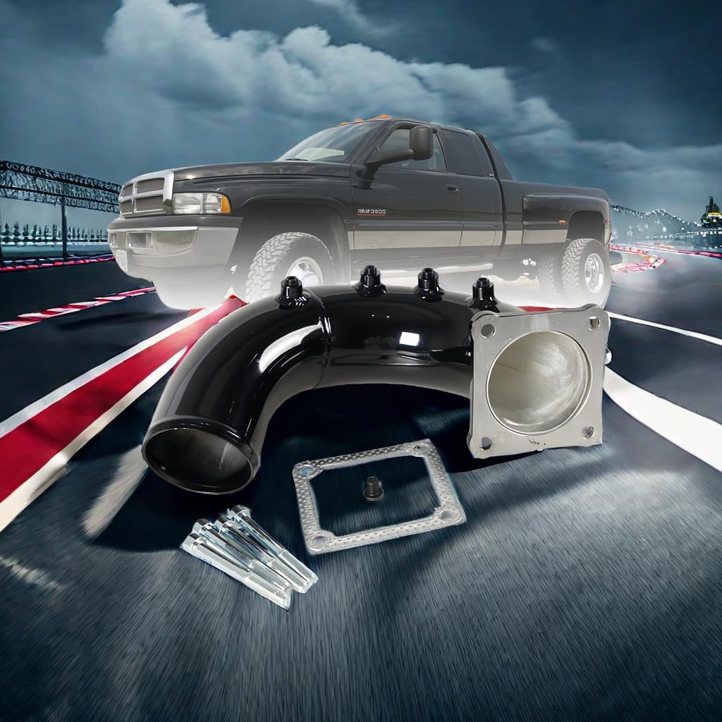 High Flow Intake Elbow, for Dodge Ram 2500 3500 1998-2002 5.9L Cummins Diesel Engine