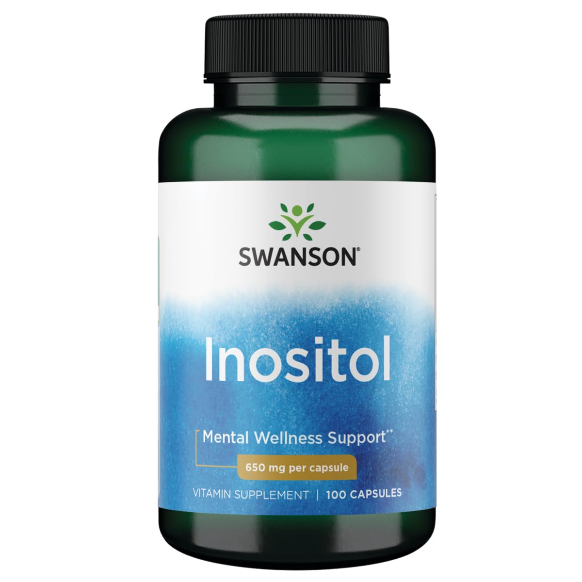 Inositol 650 Milligrams 100 Capsules
