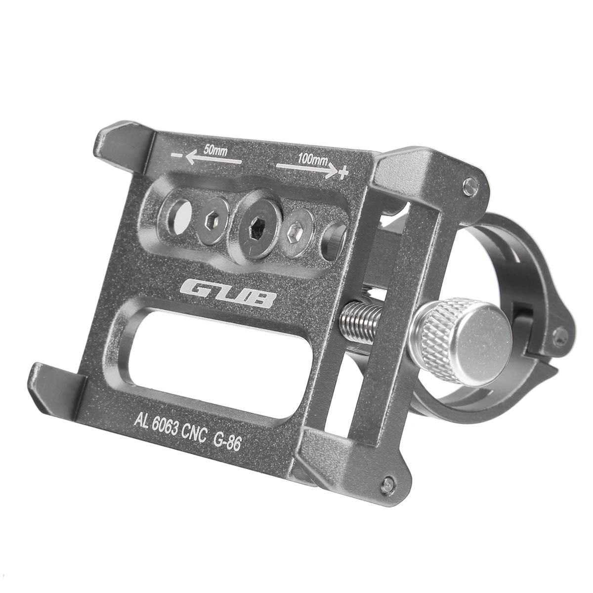 Aluminiowy rower motocykl telefon Gps uchwyt uchwyt na kierownicę klips stojak uchwyt uniwersalny - czerwony