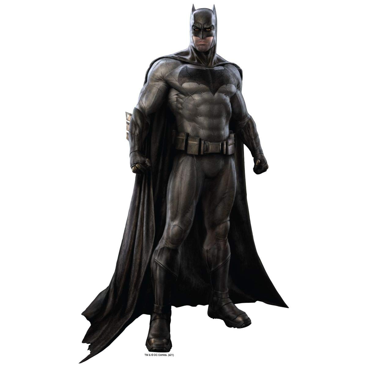 Home & Room Decor Self-Adhesive Wall Art Decorative Batman vs Superman Licensed Wall Sticker Easy DIY - Ben Affleck Batman Guardian of Gotham Small