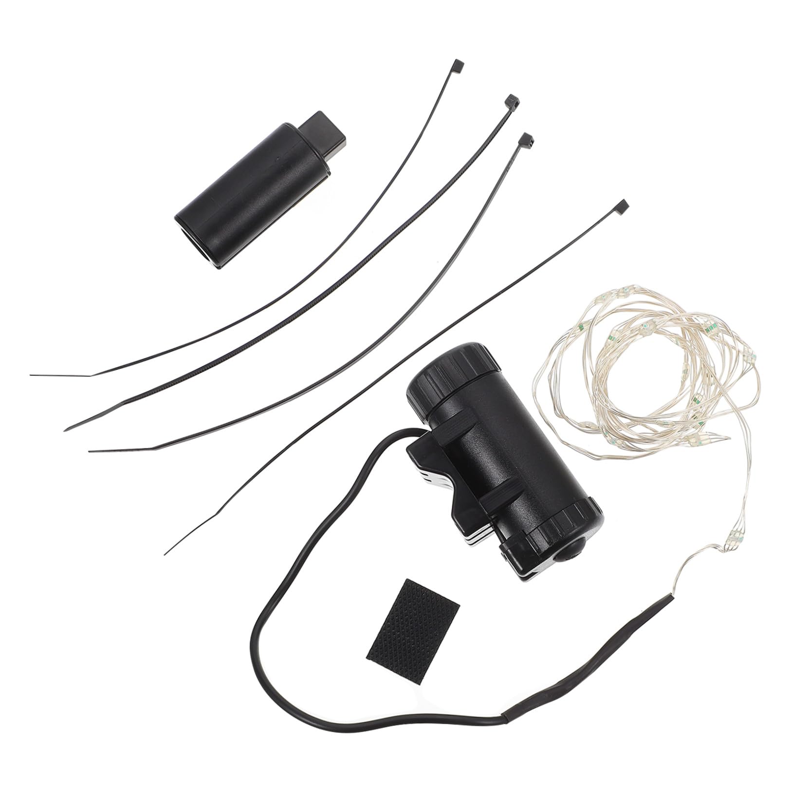 UPKOCH Luce per Bicicletta parlato Posteriore Leggero Davanti riflessivo Ciclismo Le Biciclette Parlavano di Luce Lampada LED Ruota Bici Luce Decorativa a Ruota Scorrevole ABS Nero