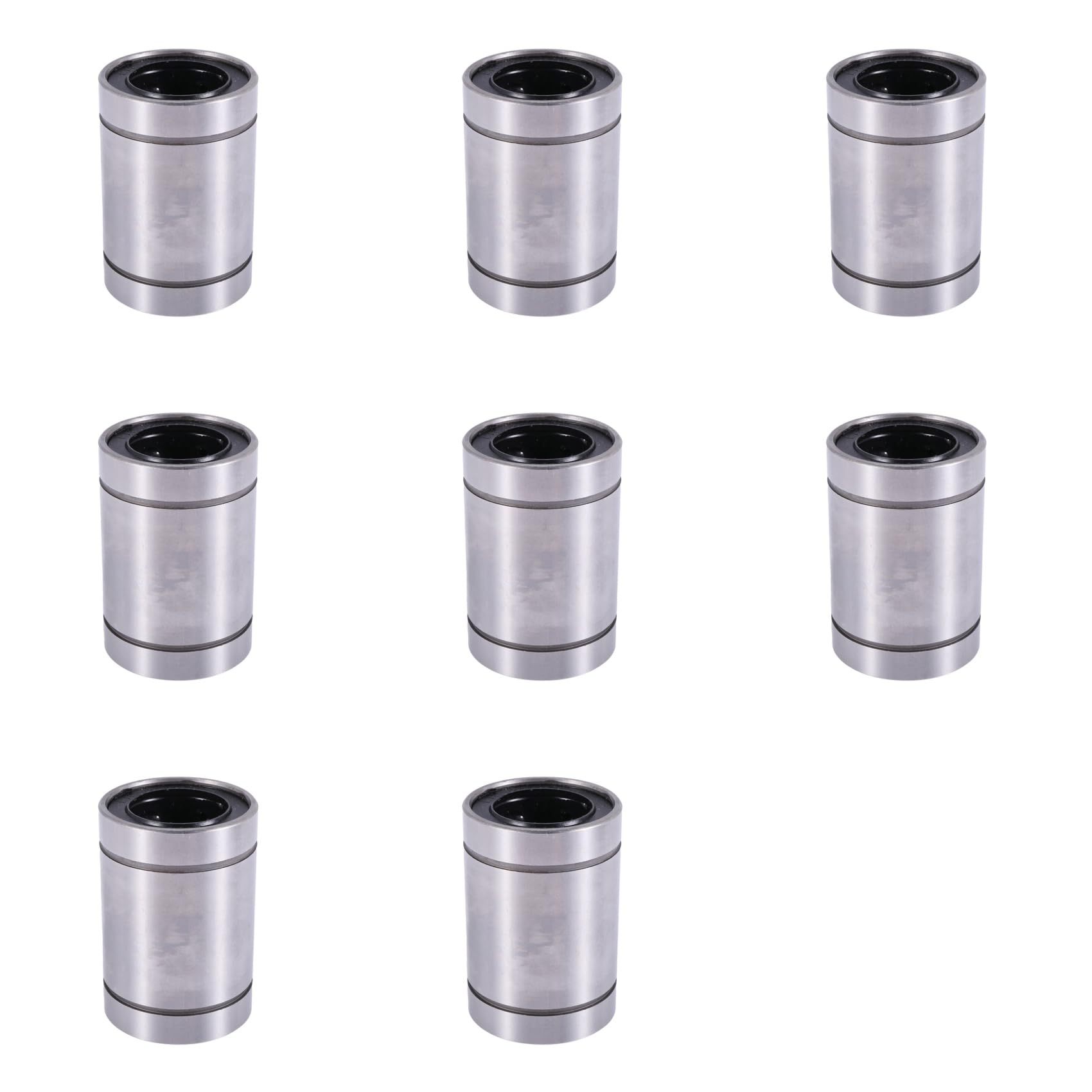 8X LM25UU 25 mm X 40 mm X 59 mm Roulement A Billes de Mouvement Lineaire de Double Joint Lateral Bague