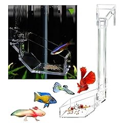 Sky Restaurant Aquarium Fish Feeder - Prevent Food Spilling, Easy to Clean, Betta & Dwarf Frogs Feeding(S)