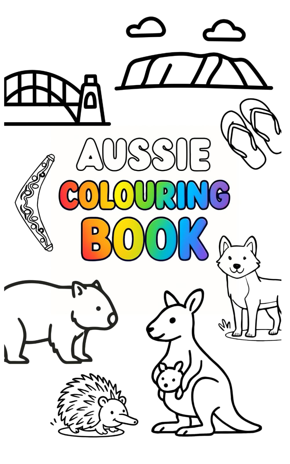 Aussie Children's Colouring Book