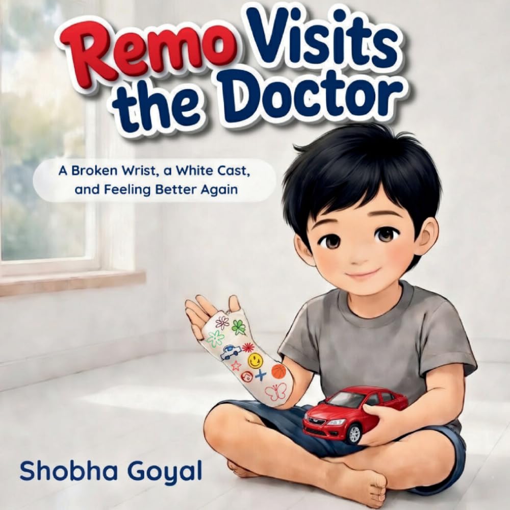Remo Visits the Doctor: A Broken Wrist, a White Cast, and Feeling Better Again