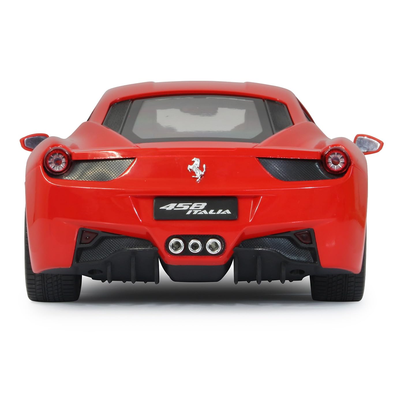 JAMARA 404305 - Ferrari 458 Italia 1:14 2,4 GHz - oficjalnie licencjonowany, do 1 godziny jazdy przy 11 km/h, LED, idealnie odtworzone szczegóły, szczegółowe wnętrze, wysokiej jakości wykonanie