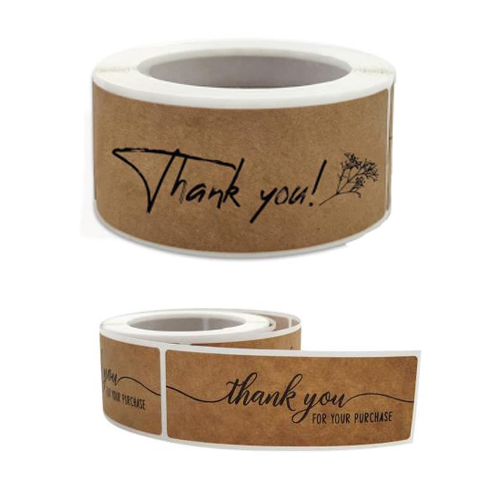 240Pcs Thank You for Your Purchas Stickers 3x1 inch Thank You Labels Thank You Stickers for Business Retailers and Shops Gift Wrap