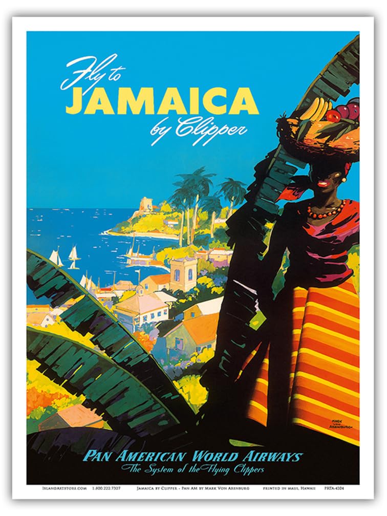 Amazon.com: Fly to - Jamaica - by Clipper - Pan American World