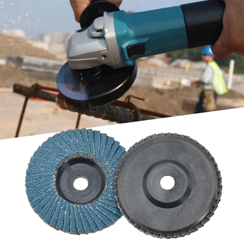 10pc 3inch 75mm Sanding Discs Grinding Wheel Flap Discs 40/60/80/120 Grit Angle Grinder Removal Abrasive Tool for Metal Plastic,60Grit