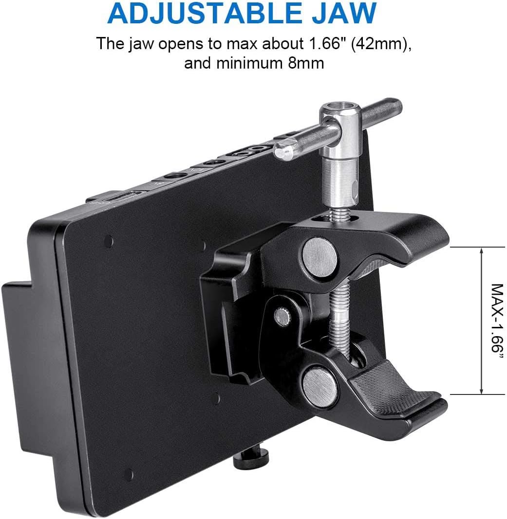 Free Shipping Offer Fomito V-Lock V Mount Battery Adapter Plate with Super Clamp for Lighting Stand,Tripod, Support Rod, with D-TAP/DC/USB Power Output for Camcorder, DSLR Camera, LED Video Light, Monitor, Microphone Up To 40% OFF Fomito V-Lock V Mount Battery Adapter Plate with Super Clamp for Lighting Stand,Tripod, Support Rod, with D-TAP/DC/USB Power Output for Camcorder, DSLR Camera, LED Video Light, Monitor, Microphone