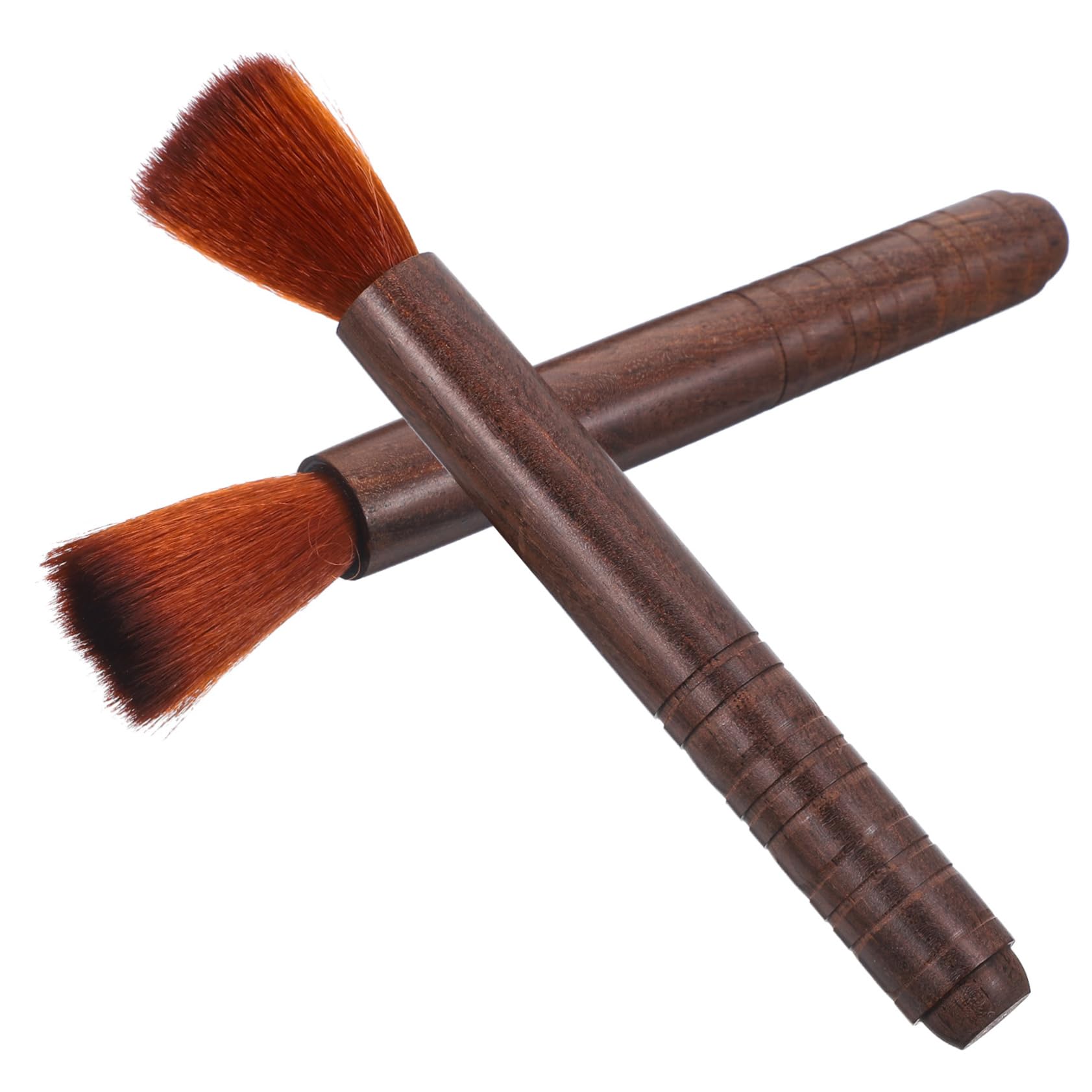 QUMIIRITY Ergonomic Violin Brush 2pcs Wool Erhu Cleaning Brush for Musical Instruments Dust Eraser Tool