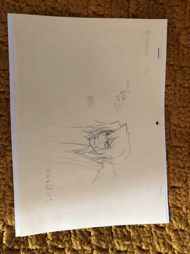 ストレンヂア 無皇刃譚sword of the strange 修正直筆原画