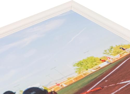 Miniatura 5 de ArtToFrames Marco de fotos blanco de 11 x 14 pulgadas, este marco de póster de madera personalizado de 1.00 pulgadas es de color blanco, viene con