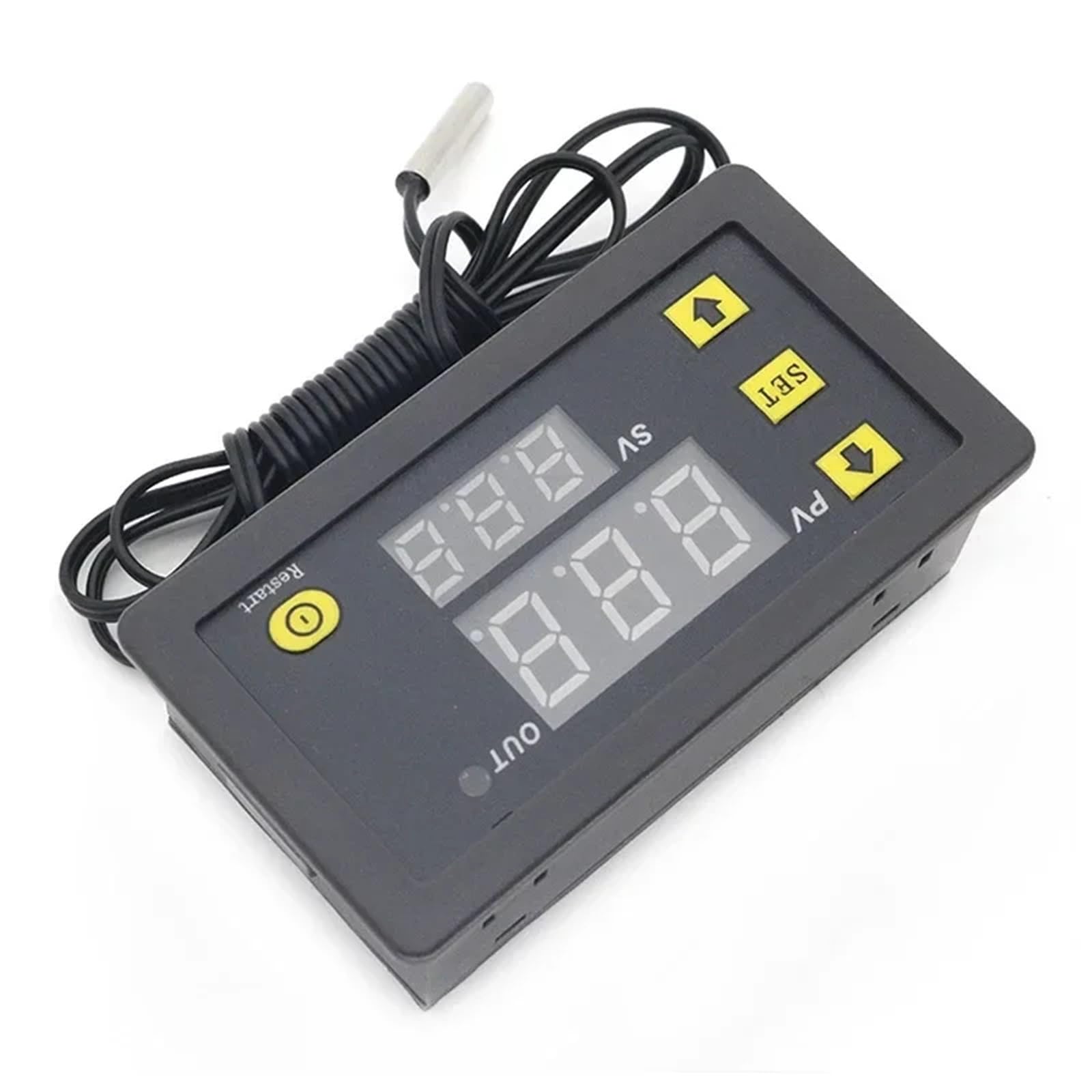 W3230 Mini regolatore di temperatura digitale 12V 24V 220V termostato regolatore riscaldamento raffreddamento controllo termoregolatore con sensore(DC 12V)