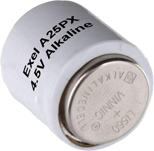 Miniatura 1 de Exell - Batería alcalina A25PX sin mercurio, repuesto para PX25, V25PX, EPX25