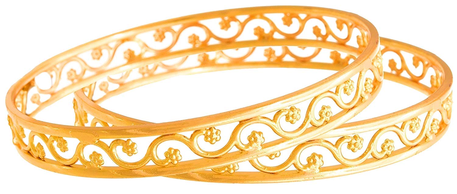 See full amazon price history chart for AKSHAYA ONE GRAM FASHION JEWELERY AFJ Golden White Austrian Diamond 1 g Micro Gold Plated Brass Designer Bangle Set for Women AKSHAYA ONE GRAM FASHION JEWELERY AFJ Golden White Austrian Diamond 1 g Micro Gold Plated Brass Designer Bangle Set for Women (B07JC75TWN) Amazon Price History, Amazon Price Tracker