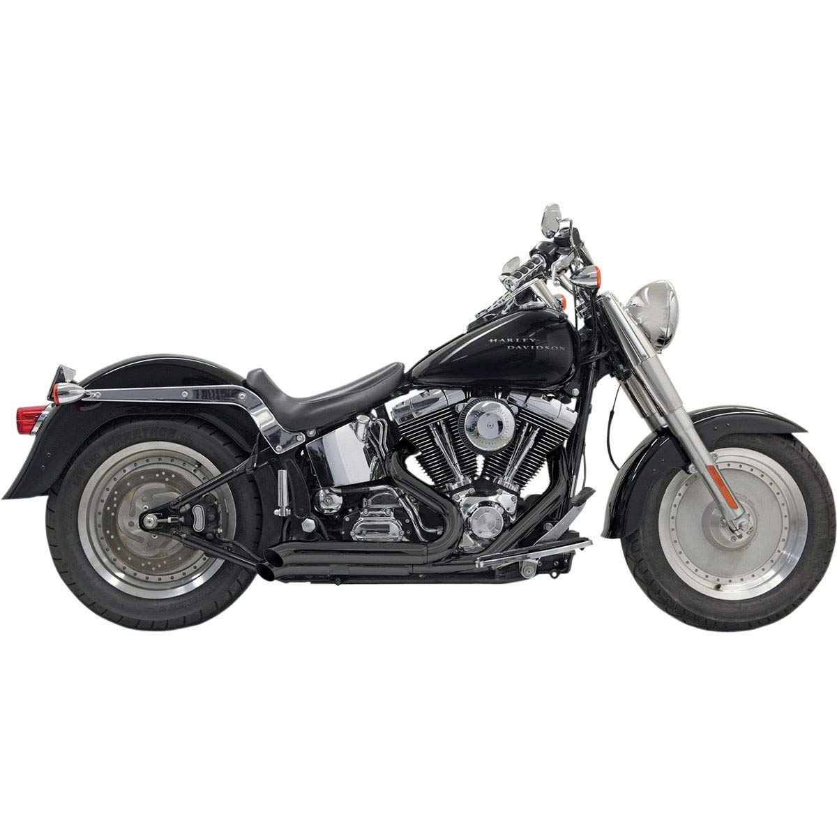 ハーレー　バッサーニTurn-Out Pro-Street ソフテイル クローム Amazon | Bassani Xhaust Pro Street Turn Out Exhaust (ブラック) 98