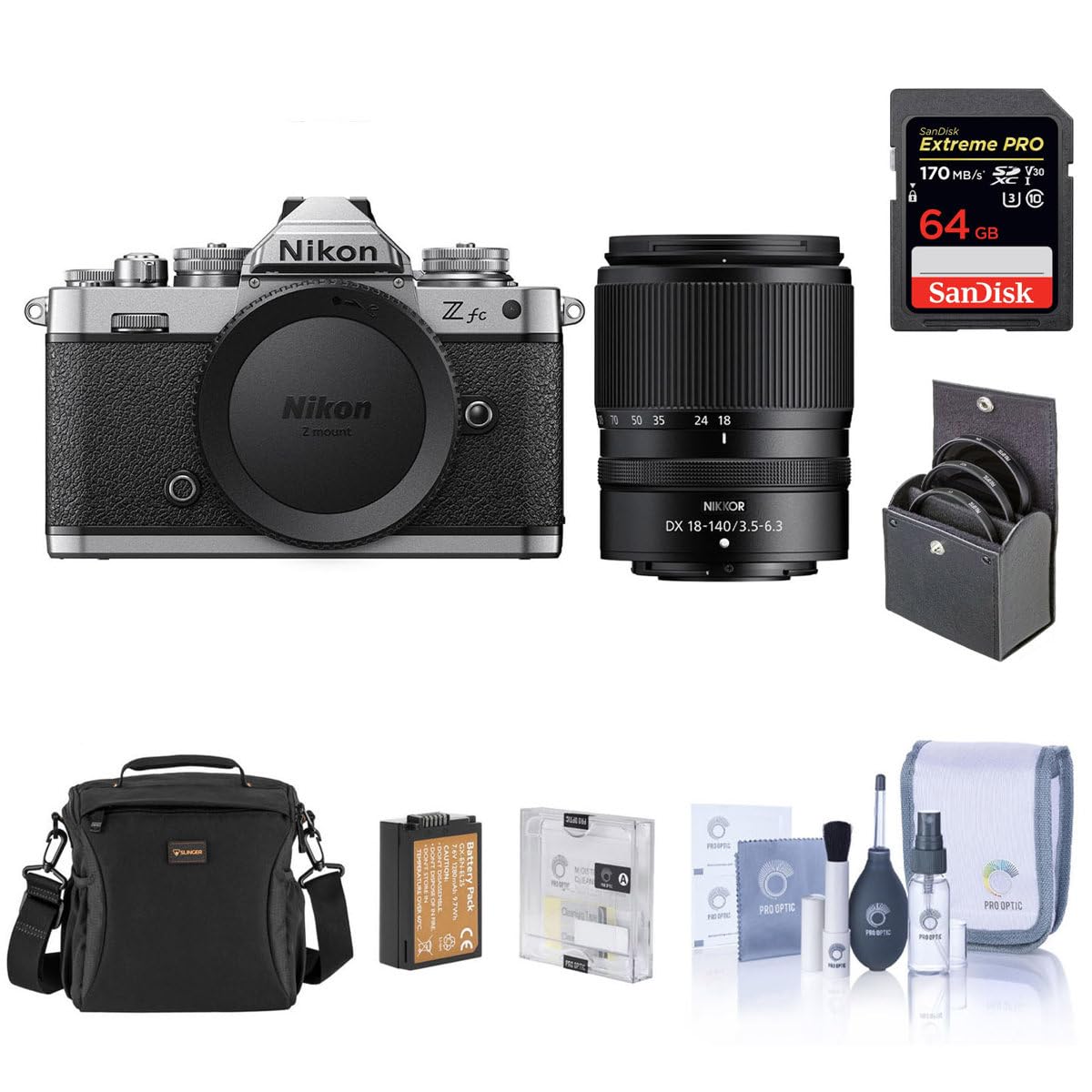 Nikon Z fc DX-Format Mirrorless Camera with NIKKOR 18-140mm f/3.5-6.3 VR Lens