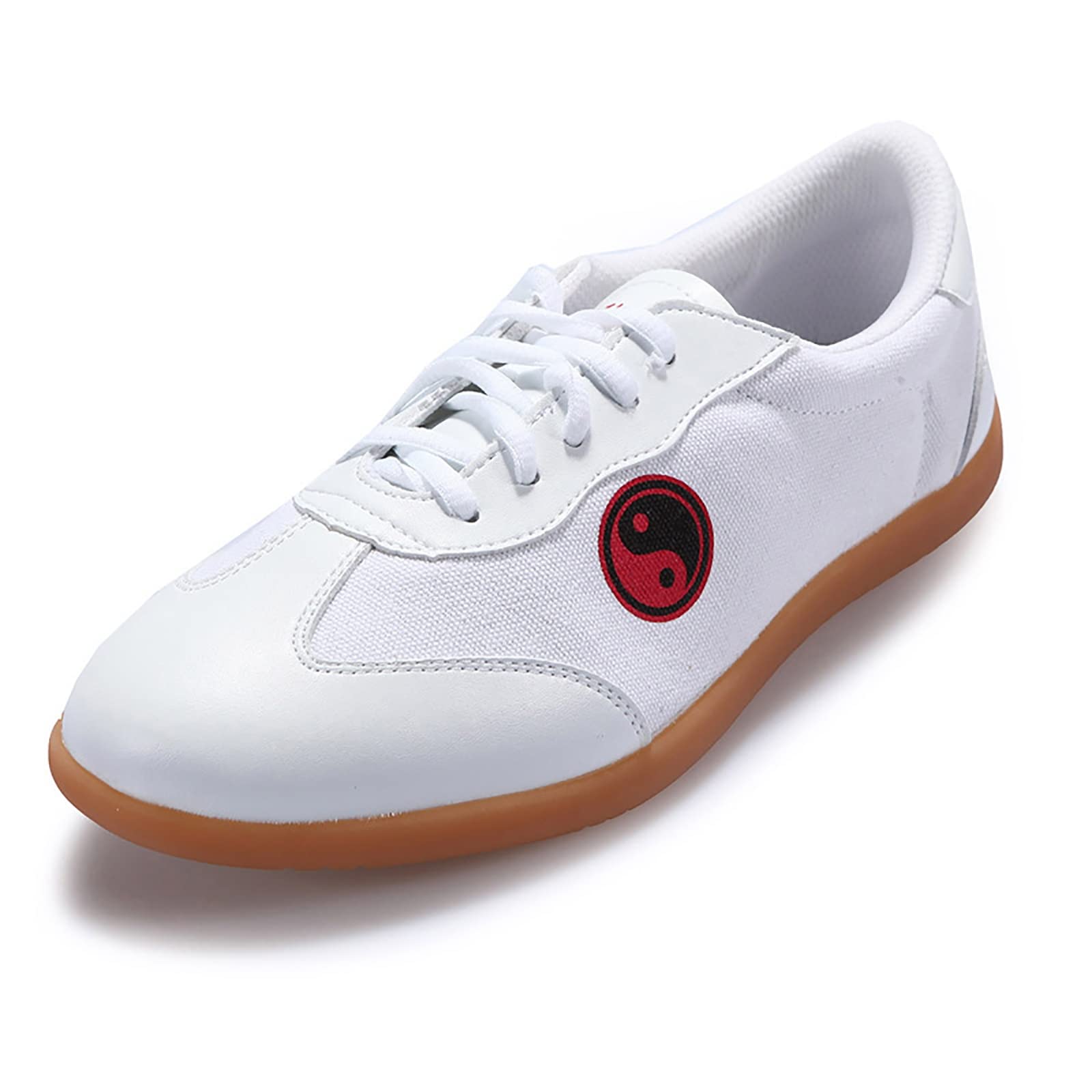 CLSQLXYJZC Scarpe Tai Chi in Tela per Uomo, Tendine di Manzo Estivo Suola in Gomma Resistente all'Usura Scarpe per Arti Marziali Taekwondo, per Scarpe da Allenamento Unisex da Boxe Kung Fu