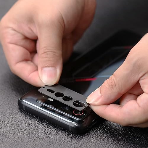 Miniatura 4 de Ibywind Protector de pantalla para Asus Rog Phone 6 5GPhone 6 Pro 5G 6.78", con protector de lente de cámara de metal, sin burbujas, fácil de