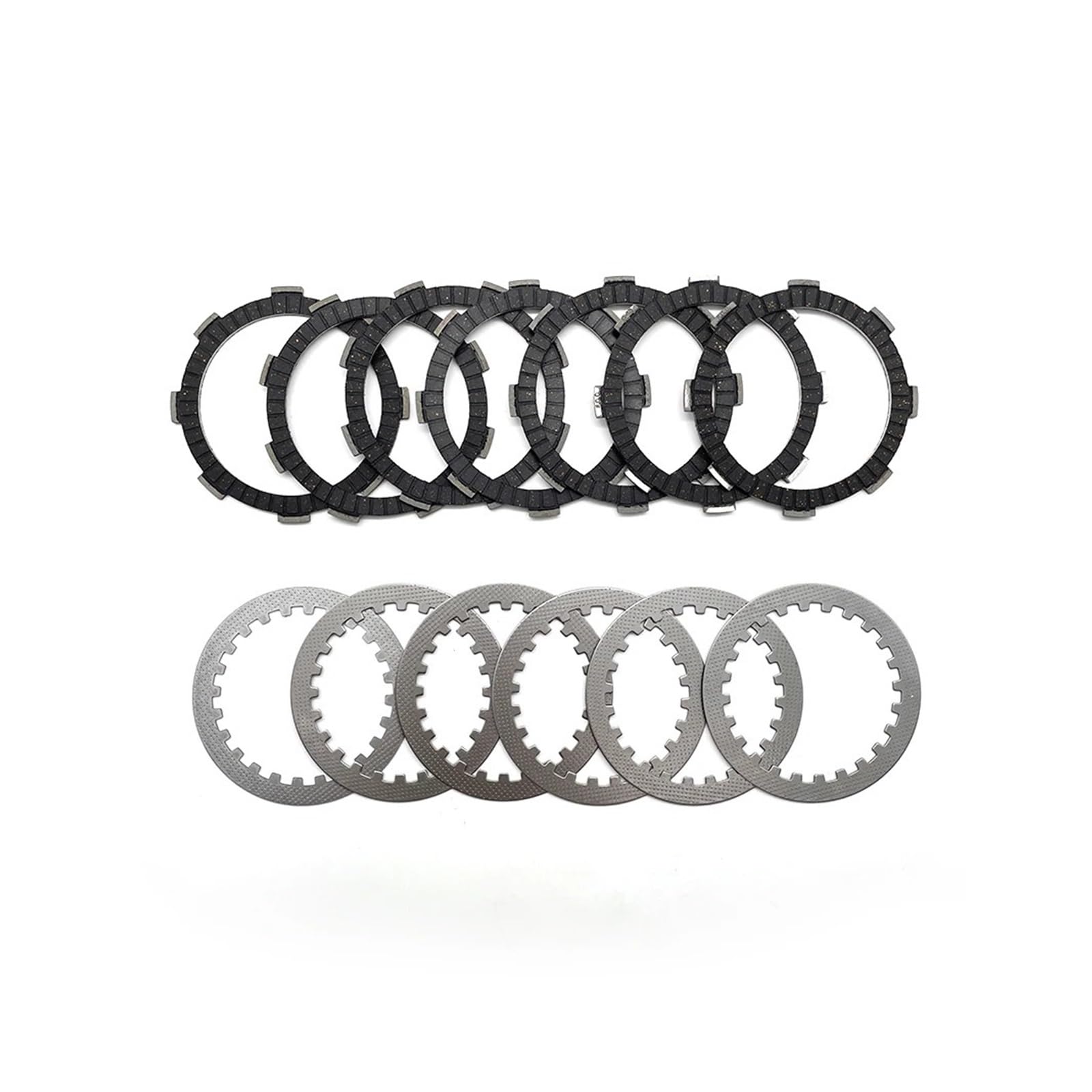 Motorrad-Kupplungsscheiben-Reibplatten-Kit 82/91 Mm Stahl-Kupplungsbelag Kompatibel For LONCIN YBS300 YB300H Motorzubehör(A Set)