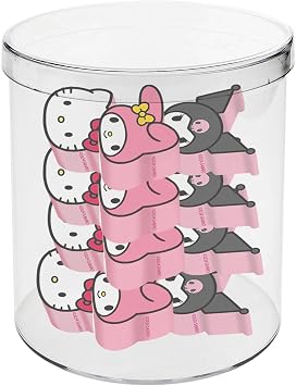 Hello Kitty Mix Cube with 12 Erasers, Multi-Colour