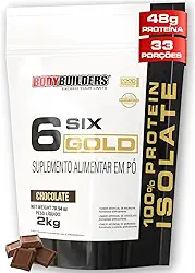 Whey Protein Isolado Six Gold Chocolate 2kg - Bodybuilders