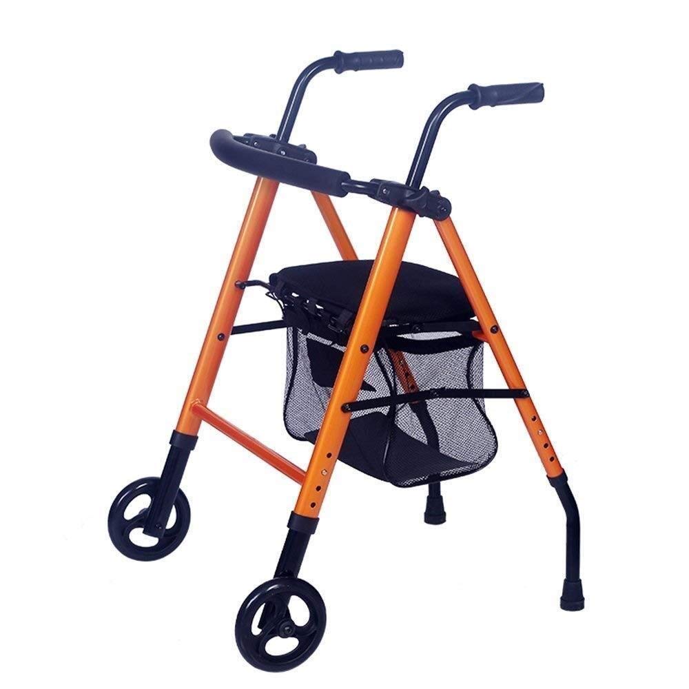 Buy Folding Roller Walker With Armrests, Seat And Tray Basket, Height