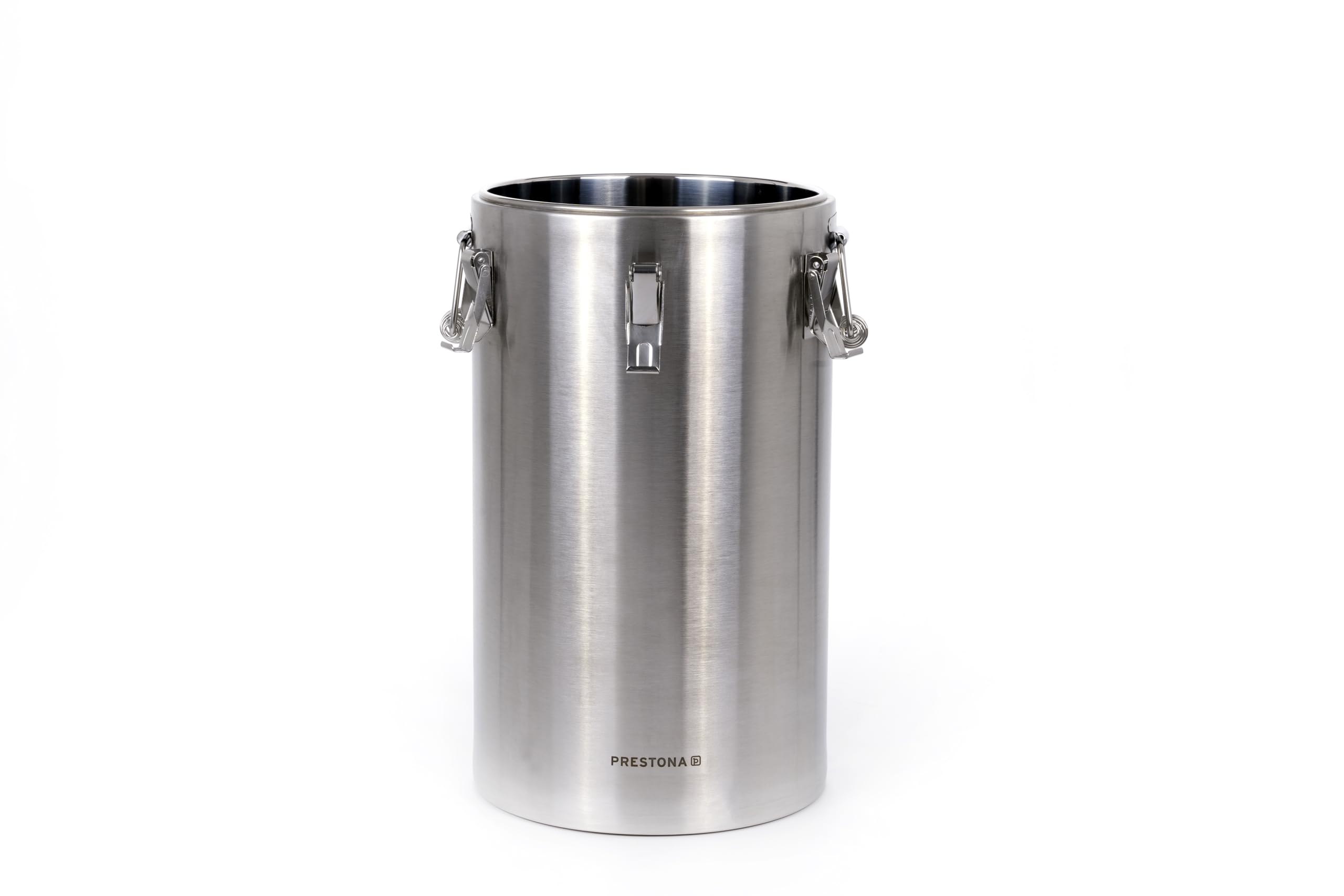 TECHNICA PRESTONA Thermoskanne 35L Edelstahl Thermobehälter - Robuste isolierkanne für Catering, Gastronomie & Lieferung - Thermos Mit Belüftungsventil & 6-fach Verriegelung für maximale Sicherheit