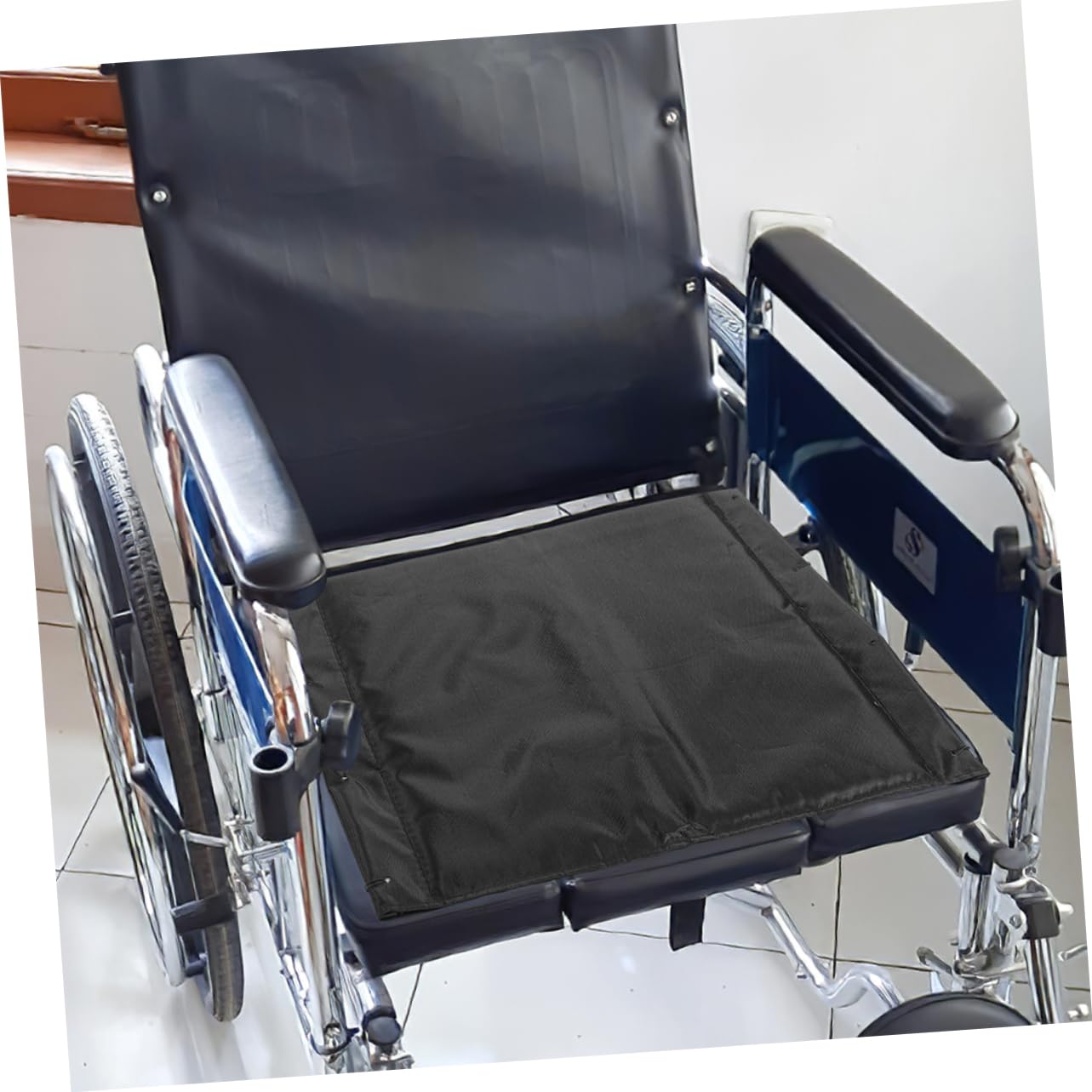 Happyyami Cojines para Silla De Ruedas De Tela Oxford Antideslizantes 2 Piezas para Adultos, Diseño Transpirable Compatible Sillas De Ruedas, Uso Diario y Movilidad