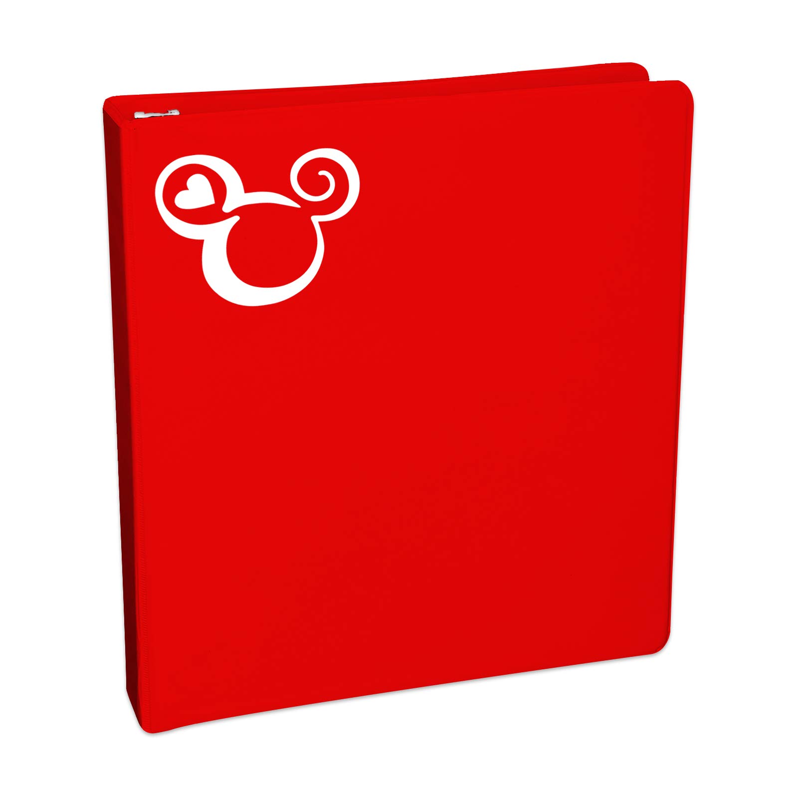 Bargain Max Decals Mouse Head Heart Outline Sticker Decal Notebook Car Laptop 5.5