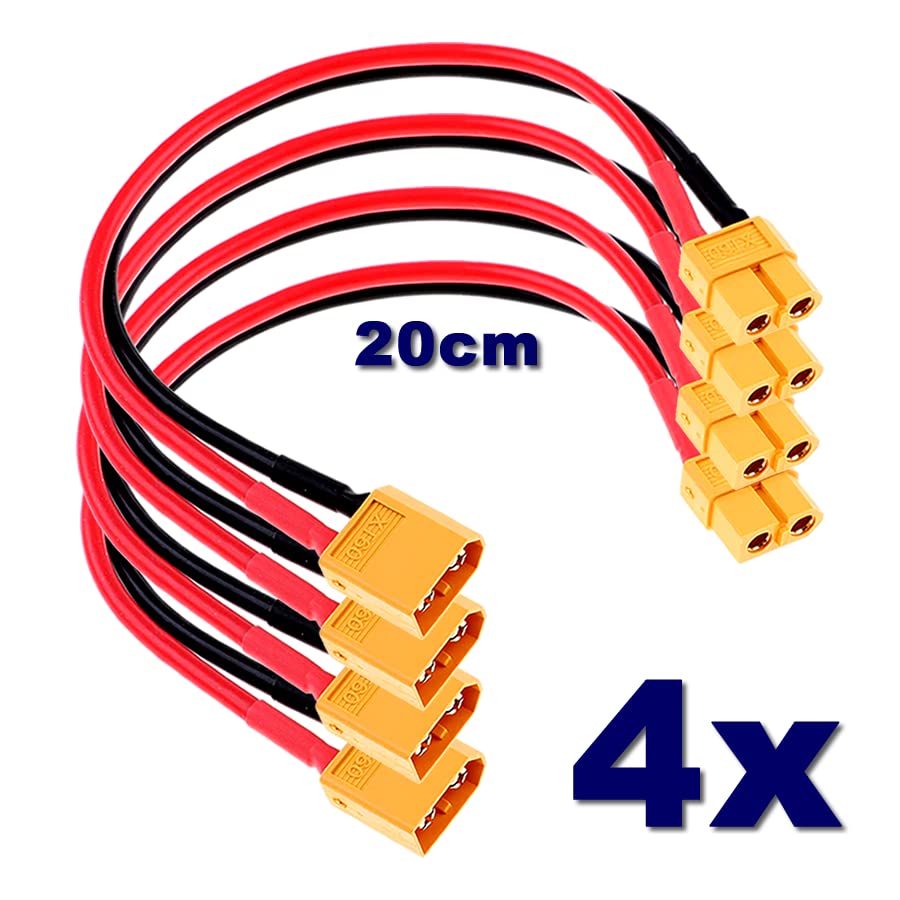 3 Prolunghe XT60 Da 40 Cm - Cavi Adattatore Maschio - Foto 4