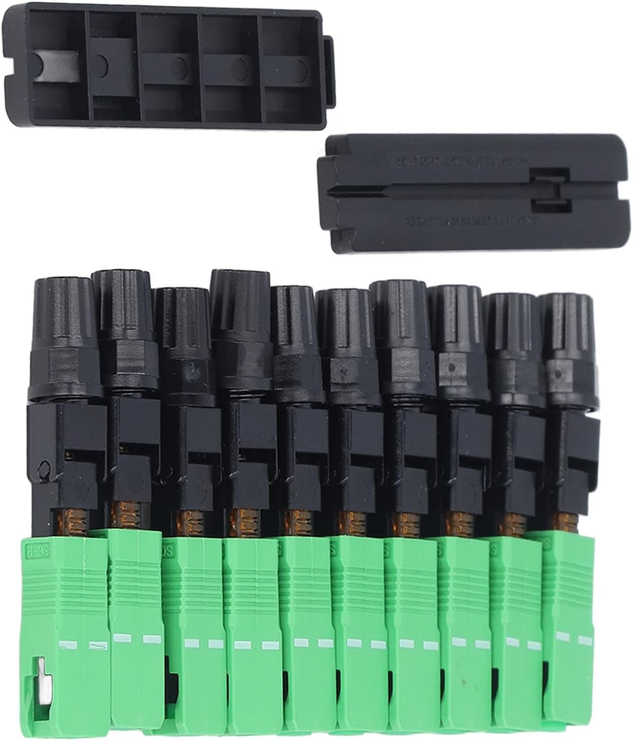 Fiber Optic Quick Connector SC UPC Square Head Preembedded Optical Fiber Convertor Adapter for Efficient Network Installation