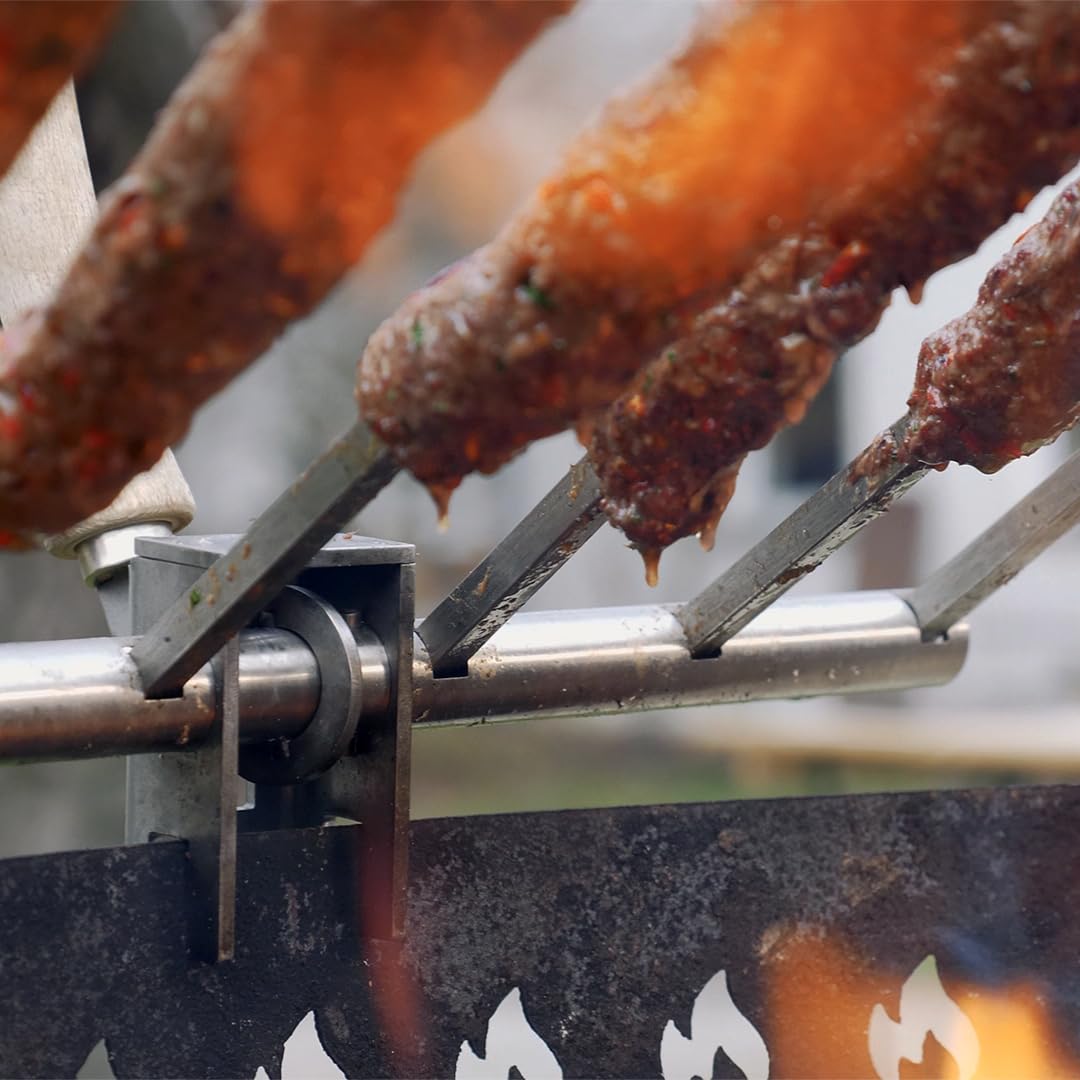 Grillrost.com Das Original 6 spiedini di Ricambio in Acciaio Inox per Il Supporto per asado