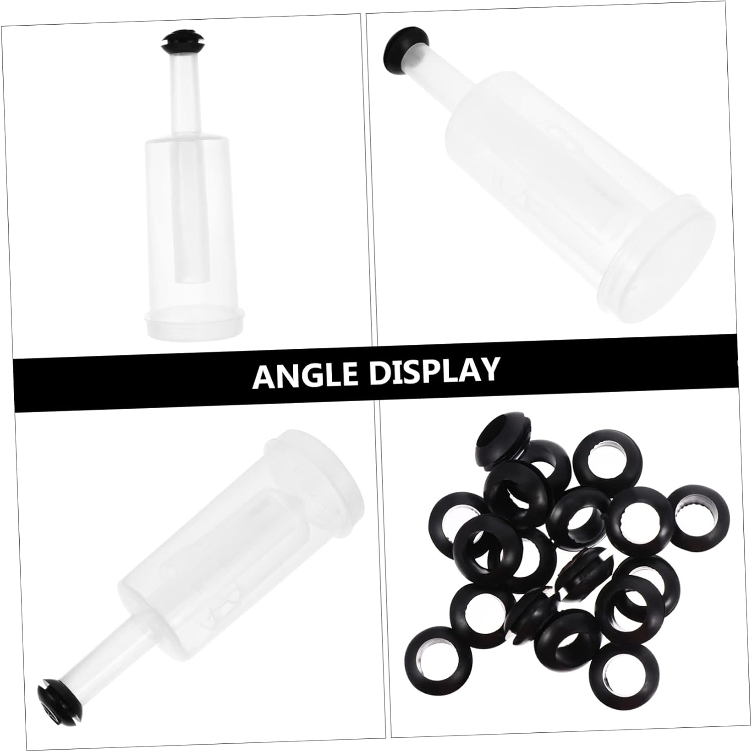 Alipis 3-Piece Silicone Fermentation Lock Set for Wine and Beer Brewing Non-Toxic Design Easy to Use for Homebrewing and Pickling